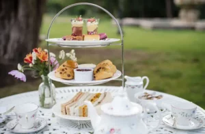 afternoon tea in the terrace