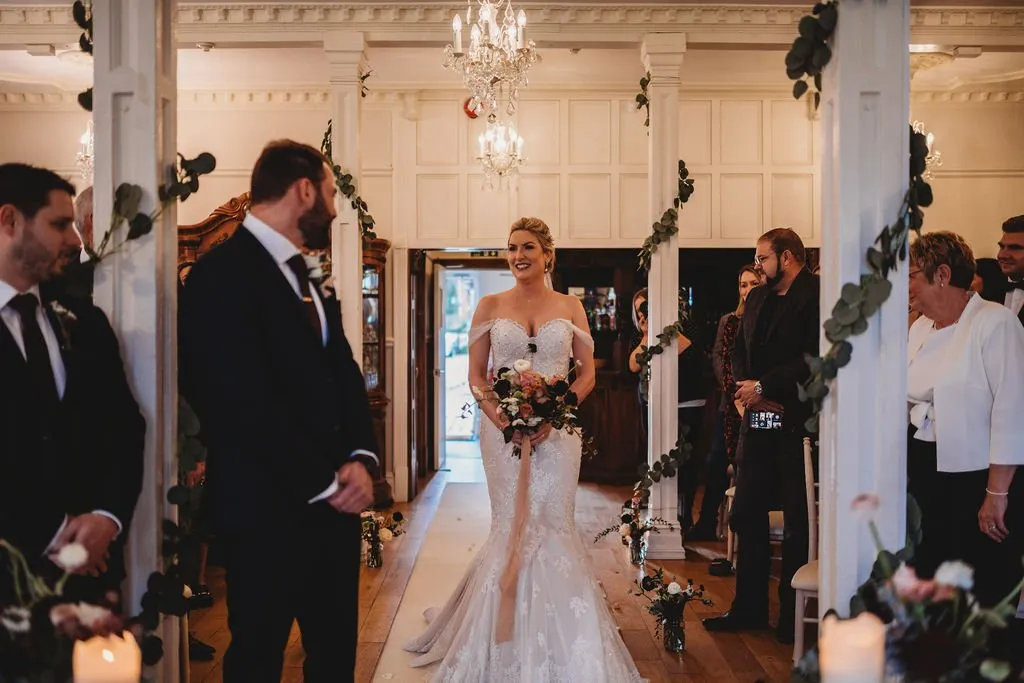 walking bride