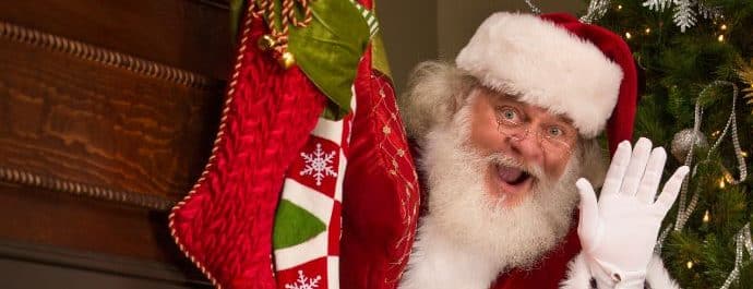 Santa visits Berwick Lodge