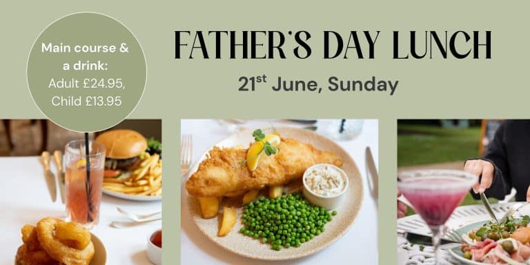Father's Day banner for Berwick Lodge