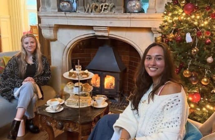 festive afternoon tea Bristol at berwick lodge